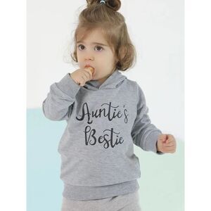 Aunties‎ Bestie Baby Hoodie Grey 18 / 24 months NEW